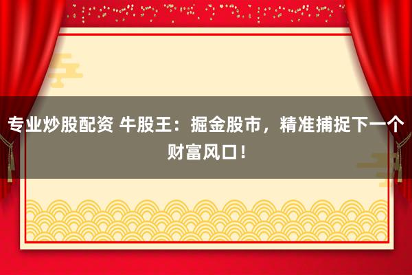专业炒股配资 牛股王：掘金股市，精准捕捉下一个财富风口！